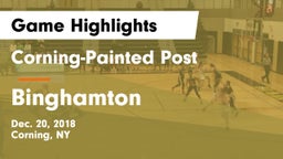 Corning-Painted Post  vs Binghamton  Game Highlights - Dec. 20, 2018