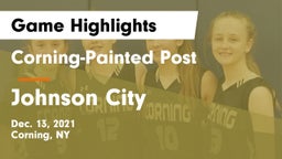 Corning-Painted Post  vs Johnson City  Game Highlights - Dec. 13, 2021