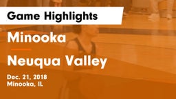 Minooka  vs Neuqua Valley  Game Highlights - Dec. 21, 2018