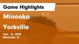 Minooka  vs Yorkville  Game Highlights - Feb. 14, 2020