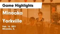 Minooka  vs Yorkville  Game Highlights - Feb. 16, 2021