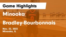 Minooka  vs Bradley-Bourbonnais  Game Highlights - Nov. 22, 2023