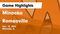 Minooka  vs Romeoville  Game Highlights - Dec. 15, 2023