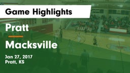 Pratt  vs Macksville  Game Highlights - Jan 27, 2017
