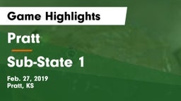 Pratt  vs Sub-State 1 Game Highlights - Feb. 27, 2019