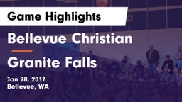 Bellevue Christian  vs Granite Falls  Game Highlights - Jan 28, 2017
