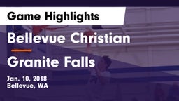 Bellevue Christian  vs Granite Falls  Game Highlights - Jan. 10, 2018