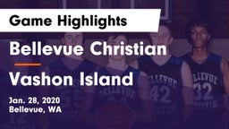 Bellevue Christian  vs Vashon Island  Game Highlights - Jan. 28, 2020