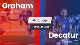 Matchup: Graham  vs. Decatur  2018
