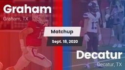 Matchup: Graham  vs. Decatur  2020