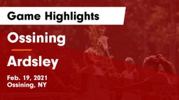 Ossining  vs Ardsley  Game Highlights - Feb. 19, 2021