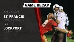 Recap: St. Francis  vs. Lockport  2016