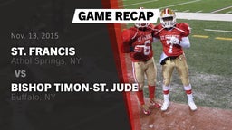 Recap: St. Francis  vs. Bishop Timon-St. Jude  2015