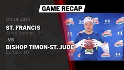 Recap: St. Francis  vs. Bishop Timon-St. Jude  2016