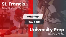 Matchup: St. Francis High vs. University Prep  2017