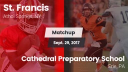 Matchup: St. Francis High vs. Cathedral Preparatory School 2017