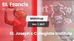 Matchup: St. Francis High vs. St. Joseph's Collegiate Institute 2017