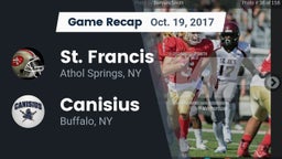 Recap: St. Francis  vs. Canisius  2017
