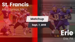 Matchup: St. Francis High vs. Erie  2018