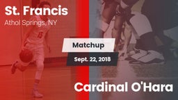 Matchup: St. Francis High vs. Cardinal O'Hara 2018