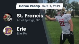 Recap: St. Francis  vs. Erie  2019