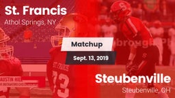 Matchup: St. Francis High vs. Steubenville  2019