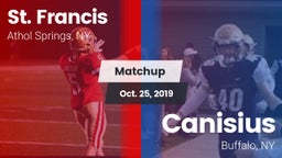 Matchup: St. Francis High vs. Canisius  2019