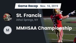 Recap: St. Francis  vs. MMHSAA Championship 2019