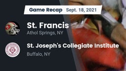 Recap: St. Francis  vs. St. Joseph's Collegiate Institute 2021