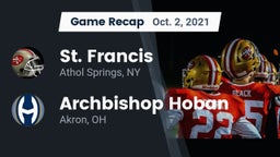 Recap: St. Francis  vs. Archbishop Hoban  2021