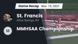 Recap: St. Francis  vs. MMHSAA Championship 2021