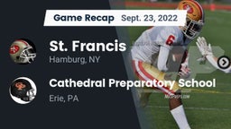 Recap: St. Francis  vs. Cathedral Preparatory School 2022