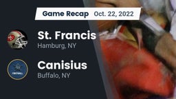 Recap: St. Francis  vs. Canisius  2022
