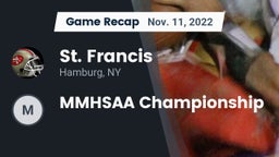 Recap: St. Francis  vs. MMHSAA Championship 2022