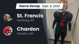 Recap: St. Francis  vs. Chardon  2023