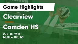 Clearview  vs Camden HS Game Highlights - Oct. 18, 2019