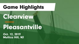 Clearview  vs Pleasantville  Game Highlights - Oct. 12, 2019