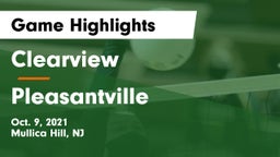 Clearview  vs Pleasantville  Game Highlights - Oct. 9, 2021