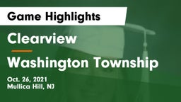 Clearview  vs Washington Township Game Highlights - Oct. 26, 2021