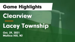 Clearview  vs Lacey Township  Game Highlights - Oct. 29, 2021