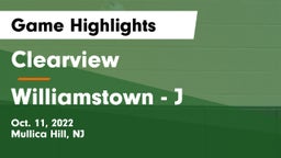 Clearview  vs Williamstown - J Game Highlights - Oct. 11, 2022