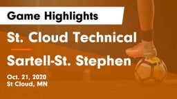 St. Cloud Technical  vs Sartell-St. Stephen  Game Highlights - Oct. 21, 2020