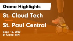 St. Cloud Tech vs St. Paul Central Game Highlights - Sept. 12, 2022