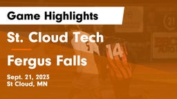 St. Cloud Tech vs Fergus Falls  Game Highlights - Sept. 21, 2023