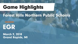 Forest Hills Northern Public Schools vs EGR Game Highlights - March 9, 2018
