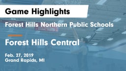 Forest Hills Northern Public Schools vs Forest Hills Central  Game Highlights - Feb. 27, 2019