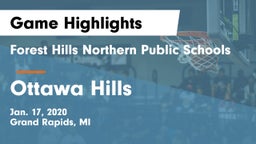Forest Hills Northern Public Schools vs Ottawa Hills  Game Highlights - Jan. 17, 2020