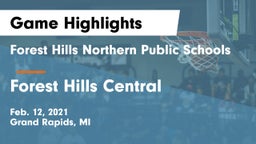Forest Hills Northern Public Schools vs Forest Hills Central  Game Highlights - Feb. 12, 2021
