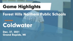 Forest Hills Northern Public Schools vs Coldwater  Game Highlights - Dec. 27, 2021