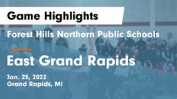 Forest Hills Northern Public Schools vs East Grand Rapids  Game Highlights - Jan. 25, 2022